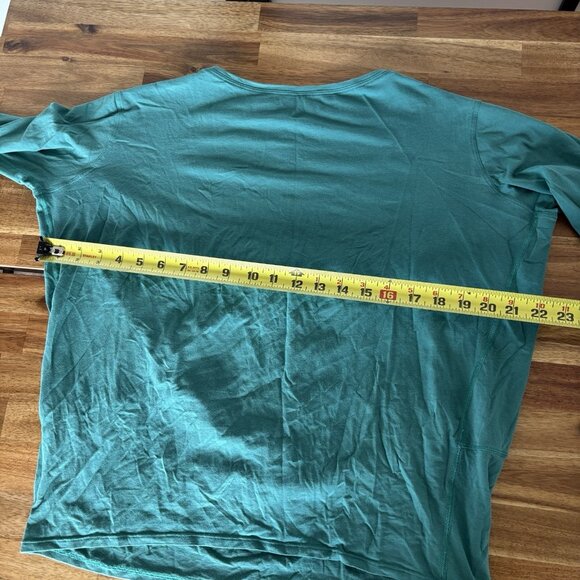 Lululemon Women’s Long Sleeve Workout Top Teal Size 4 NO TAGS! Sporty Gym Preppy - Picture 10 of 10
